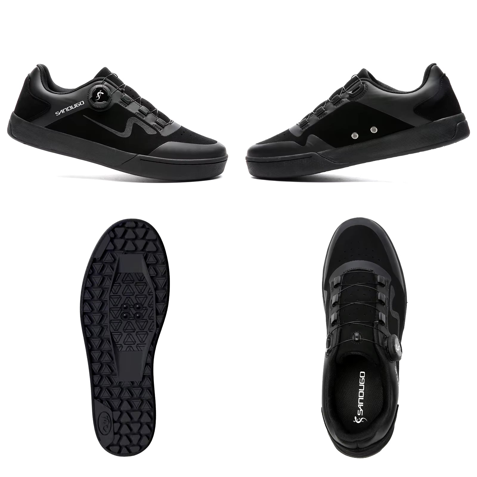 Men's Mountain Bike Shoes for MTB, Downhill, and Enduro - Compatible with All 2-Bolt Pedals